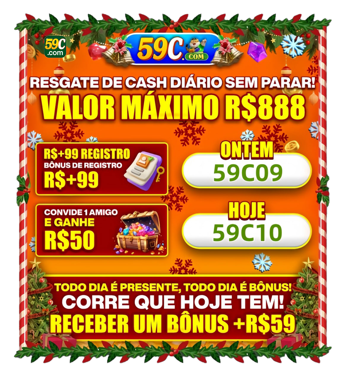 RESGATE DE CASH DIARIO SEM PARAR! VALOR MAXIMO R$888