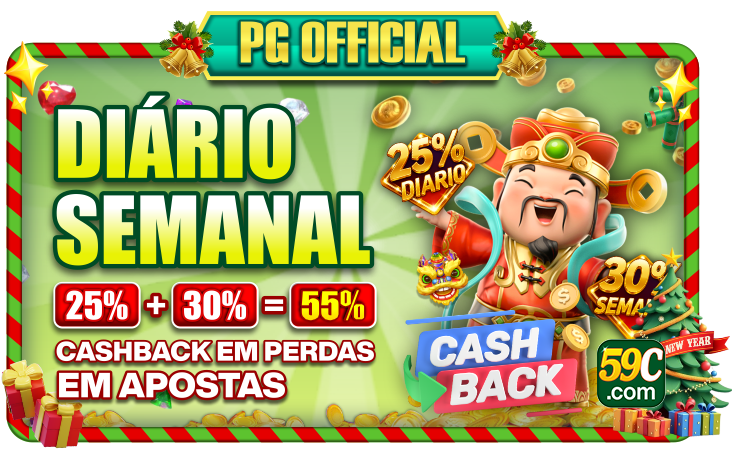 DIARIO SEMANAL 25% 30% 55% CASHBACK EM PERDAS EM APOSTAS
